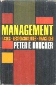 copertina del libro Management di Peter Drucker