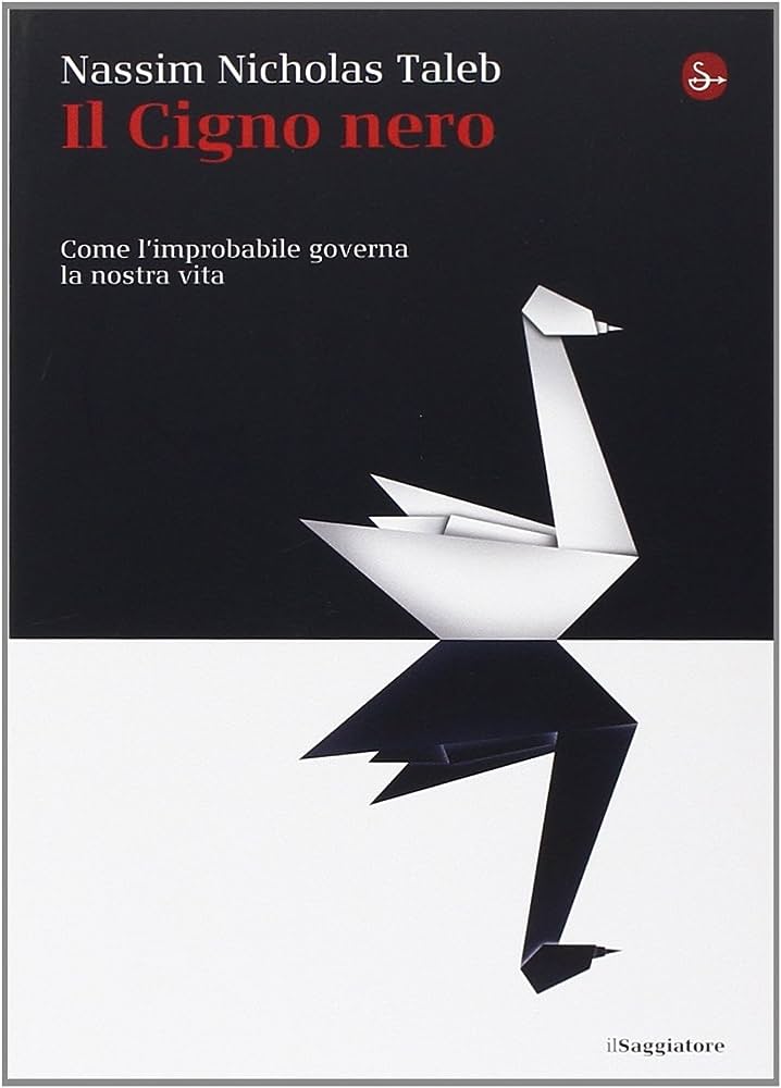 copertina del libro Il Cigno Nero di Nassim Thaleb